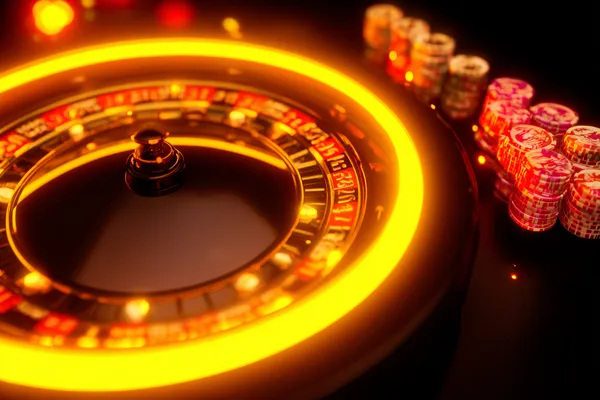 599JILI — A high-class gaming experience without limits A woman in a luxurious green gown next to an ornate roulette wheel, capturing the upscale casino mood of 599JILI.