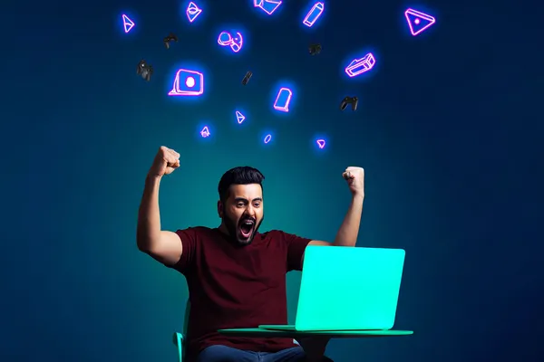 599JILI Mobile Casino — Play anytime, anywhere A player using their smartphone during a festive local event, representing 599JILI’s fully mobile-friendly casino.